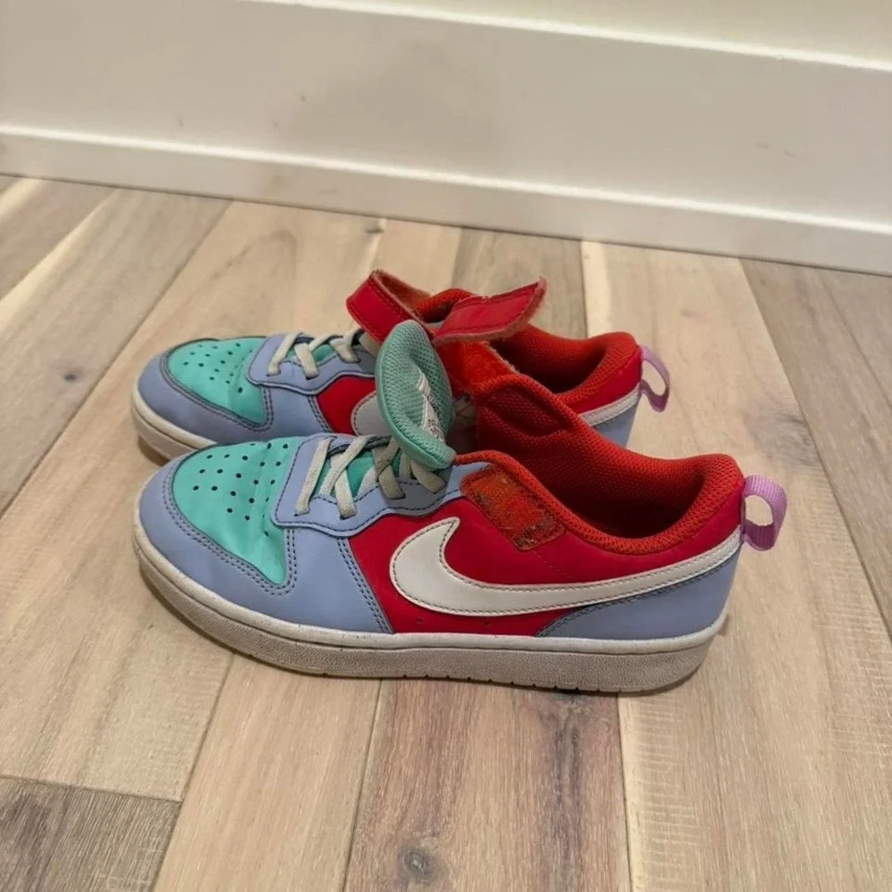 Nike Dunk Low multicoloured trainers. Size 2.5y